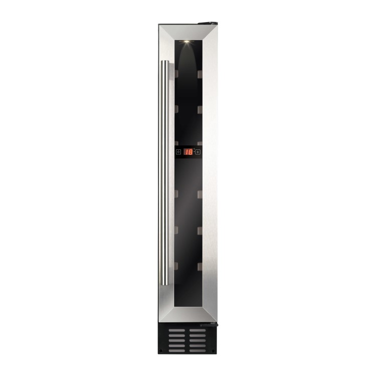 Refurbished CDA FWC153SS Freestanding 7 Bottle Single Zone Under Counter Wine Cooler Stainless Steel