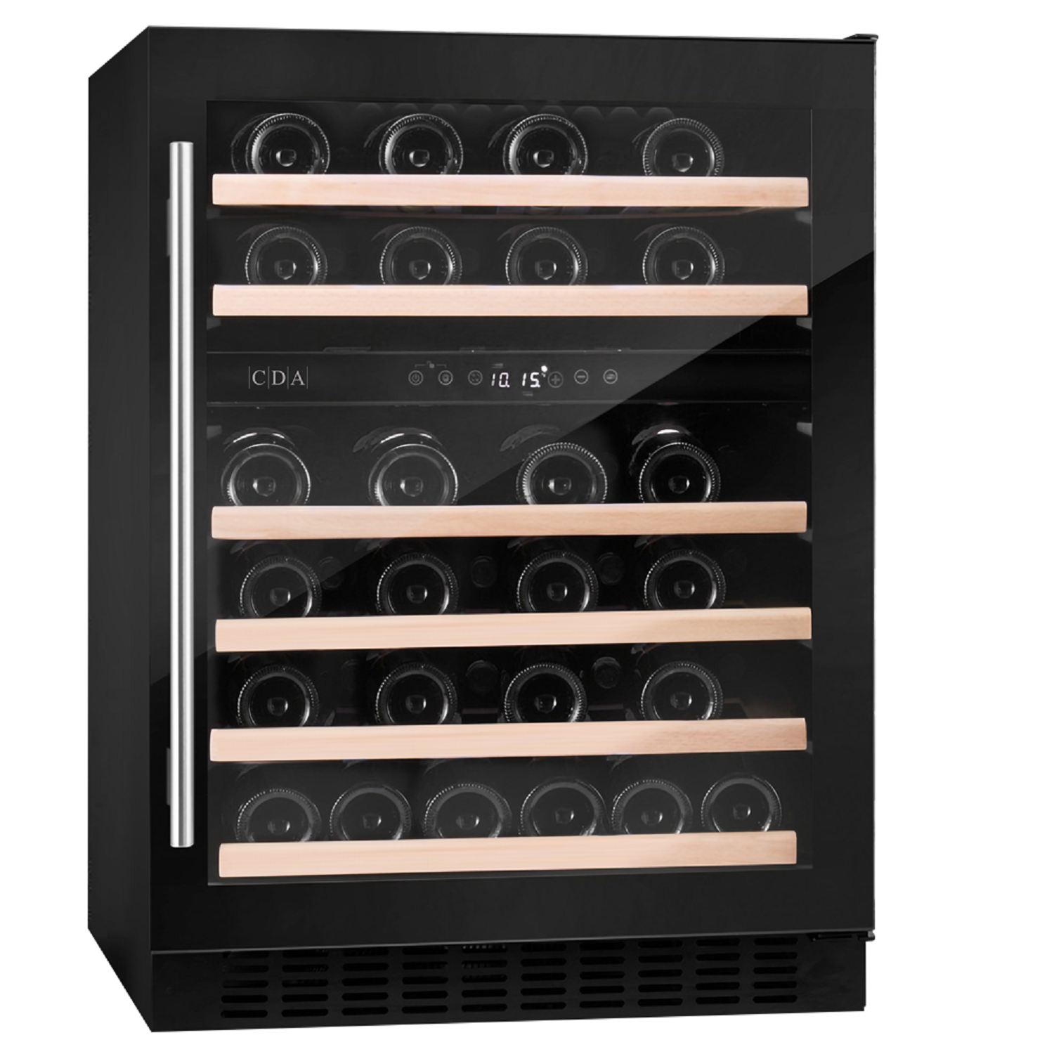 CDA 46 Bottle Capacity Dual Zone 60cm Freestanding Under Counter Wine
