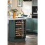 Refurbished CDA CFWC604SS Freestanding 46 Bottle Dual Zone Under Counter Wine Cooler Stainless Steel