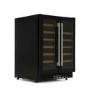Refurbished CDA FWC624BL Freestanding 40 Bottle Dual Zone Under Counter Wine Cooler Black