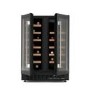 Refurbished CDA FWC624BL Freestanding 40 Bottle Dual Zone Under Counter Wine Cooler Black