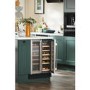 Refurbished CDA CFWC624SS Freestanding 40 Bottle Dual Zone Under Counter Wine Cooler Stainless Steel