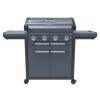 Campingaz CG2000037286 4 Series Premium S - 4 Burner Gas BBQ Grill with Side Burner - Grey  