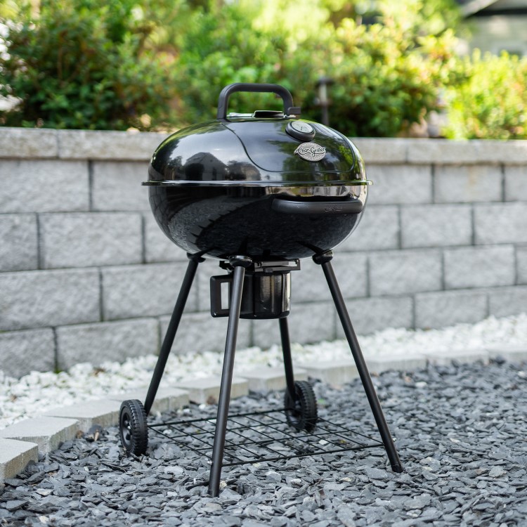 Char-Griller 57cm Kettle Charcoal Grill and Smoker
