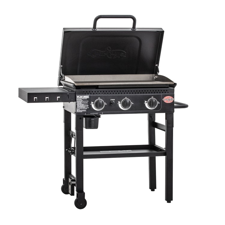 Char-Griller 3 Burner Flat Iron Gas Griddle