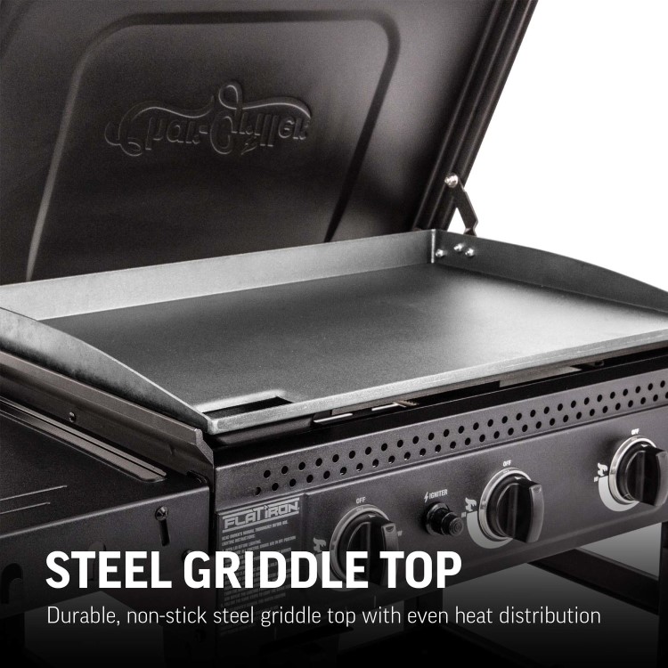 Char-Griller 3 Burner Flat Iron Gas Griddle