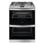 AEG 60cm Gas Cooker with Lid - Stainless Steel