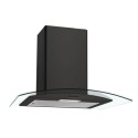 CGM60NN Candy 60cm Curved Glass Cooker Hood - Black