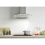 Candy 60cm Chimney Cooker Hood With Curved Glass Canopy - Stainless Steel