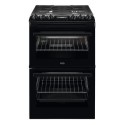 CGX1130ACB AEG 55cm Gas Cooker with Lid - Black