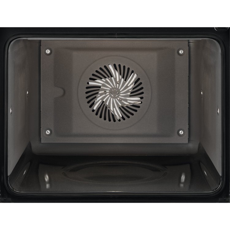 AEG 55cm Gas Cooker with Lid - Black