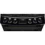 AEG 55cm Gas Cooker with Lid - Black
