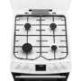 AEG 55cm Gas Cooker with Lid - White