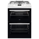 CGX6130ACW AEG 60cm Gas Cooker with Lid - White