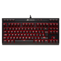 Corsair K63 Compact Cherry MX Red Wired Mechanical Gaming Keyboard Black