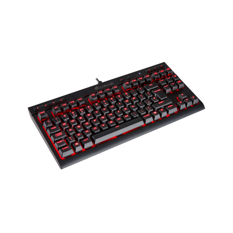 Corsair K63 Compact Cherry MX Red Wired Mechanical Gaming Keyboard Black
