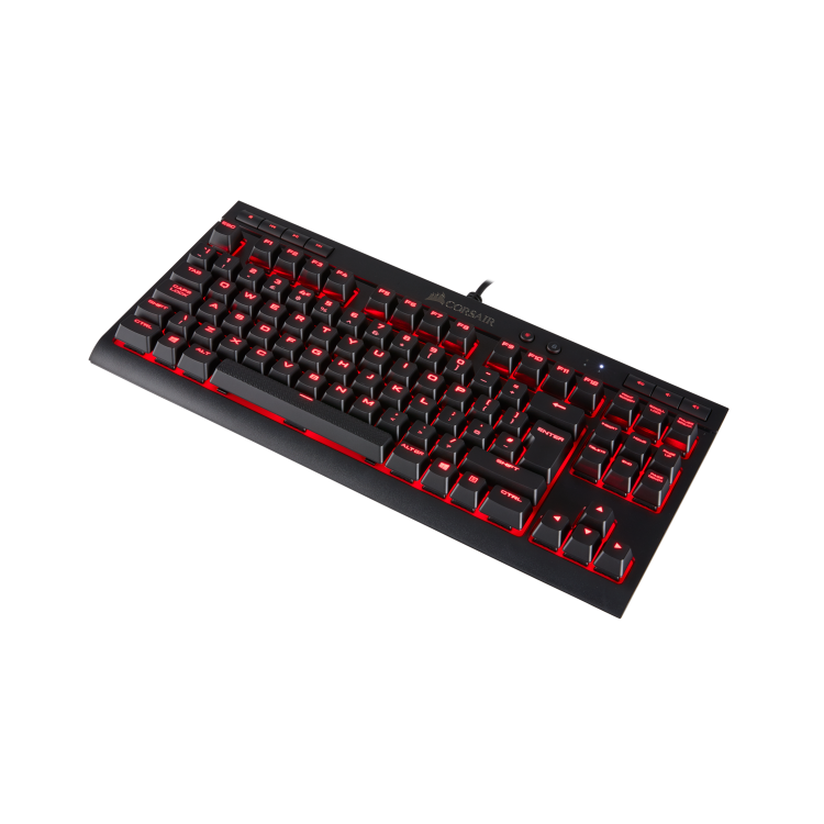 Corsair K63 Compact Cherry MX Red Wired Mechanical Gaming Keyboard Black