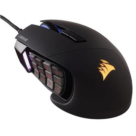Corsair Scimitar Pro RGB Optical Gaming Mouse in Black