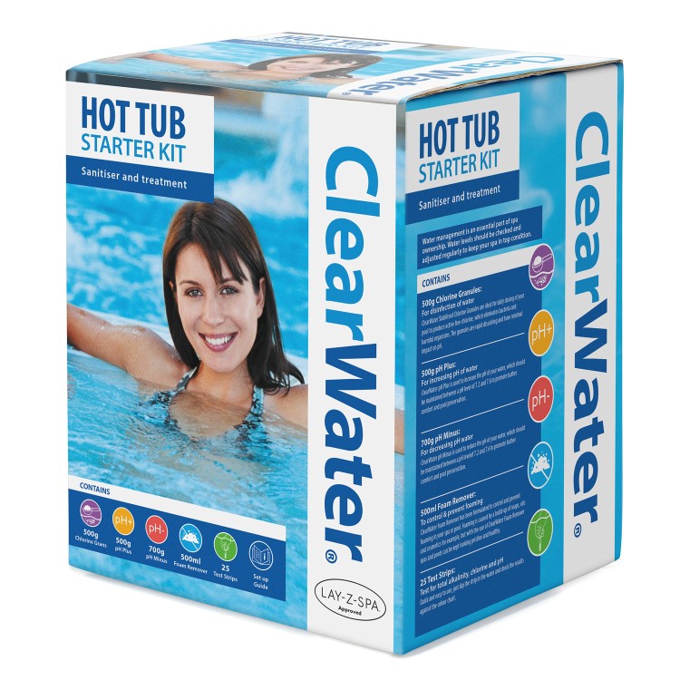 GRADE A1 - Clearwater Hot Tub Chemical Starter Kit