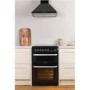 Hotpoint CH60DHKF Harrogate Double Oven 60cm Dual Fuel Cooker - Black