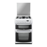 Hotpoint CH60DHWFS Harrogate Double Oven 60cm Dual Fuel Cooker - White