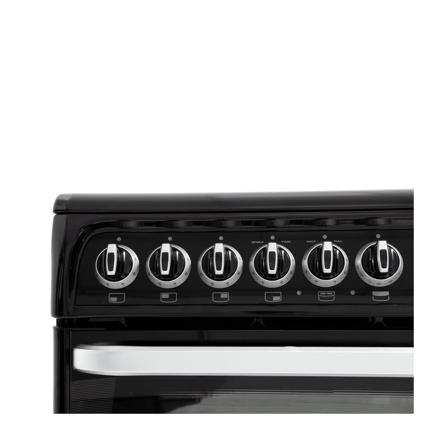 Hotpoint Cannon Double Oven 60cm Electric Cooker with Ceramic Hob Black Page 1 BuyItDirect.ie