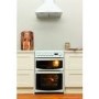 Hotpoint CH60EKW Kendal Double Oven 60cm Electric Cooker with Ceramic Hob - White