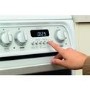 Hotpoint CH60EKW Kendal Double Oven 60cm Electric Cooker with Ceramic Hob - White
