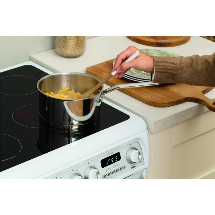 Hotpoint CH60EKW Kendal Double Oven 60cm Electric Cooker with Ceramic Hob - White