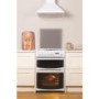 Refurbished Hotpoint CH60GCIW Carrick 60cm Gas Cooker with Double Oven White