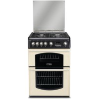 Hotpoint CH60GTCF Traditional 60cm Double Oven Gas Cooker in Cream