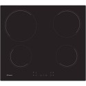 CH64CCB Candy 59cm 4 Zone Ceramic Hob