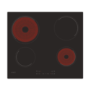 Refurbished Candy CH64CCB 60cm 4 Zone Ceramic Hob Black