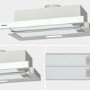 Hisense 60cm Telescopic Canopy Cooker Hood - Stainless Steel
