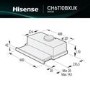 Hisense 60cm Telescopic Canopy Cooker Hood - Stainless Steel