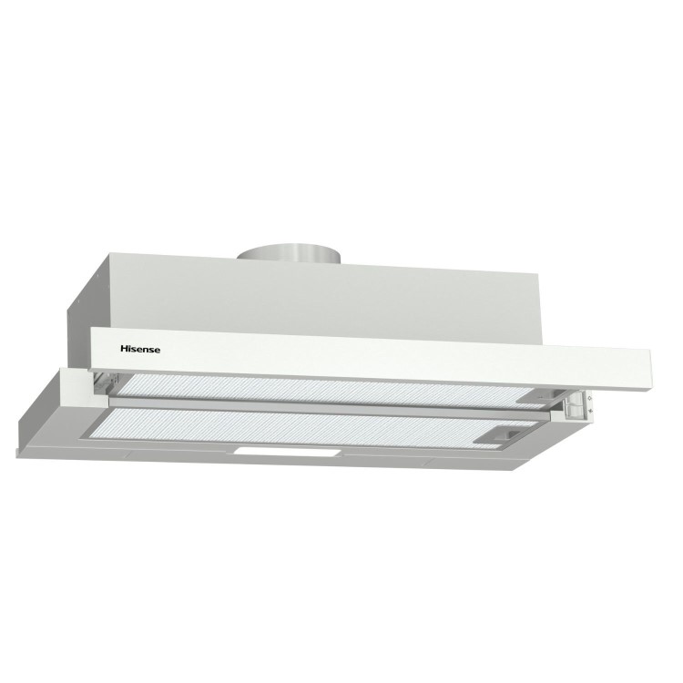 Hisense 60cm Telescopic Canopy Cooker Hood - Stainless Steel