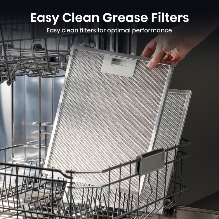 Hisense 60cm Chimney Cooker Hood - Black