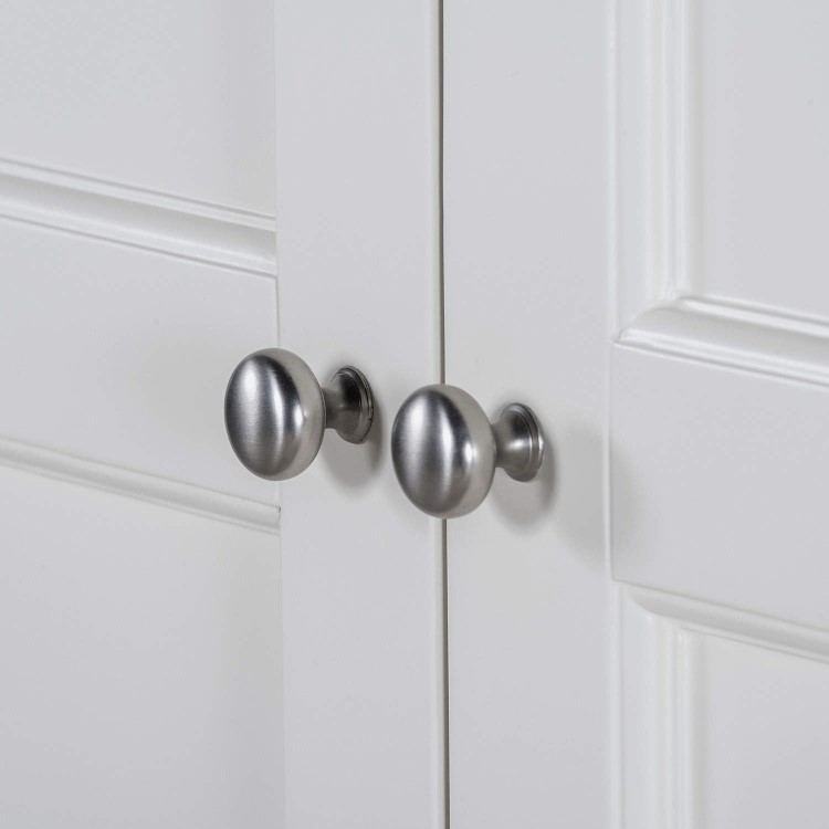 Charleston Two Tone Wardrobe in Solid Oak and Painted Cream