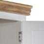 Charleston Two Tone Wardrobe in Solid Oak and Painted Cream
