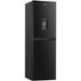 Refurbished Candy CHCS517FBWDK Freestanding 248 Litre 50/50 Fridge Freezer With Water Dispenser Black