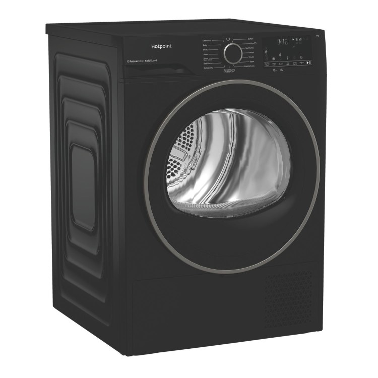 Hotpoint PetCare 9kg Heat Pump Tumble Dryer - Black
