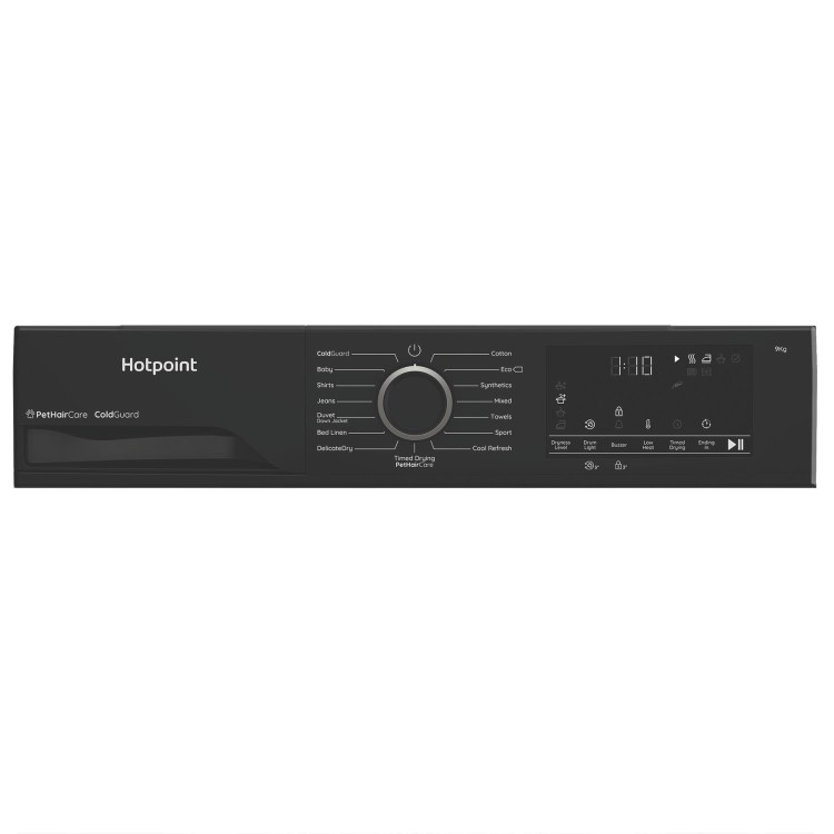 Hotpoint PetCare 9kg Heat Pump Tumble Dryer - Black