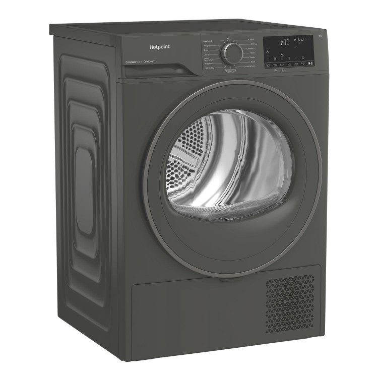 Hotpoint PetCare 9kg Heat Pump Tumble Dryer - Graphite