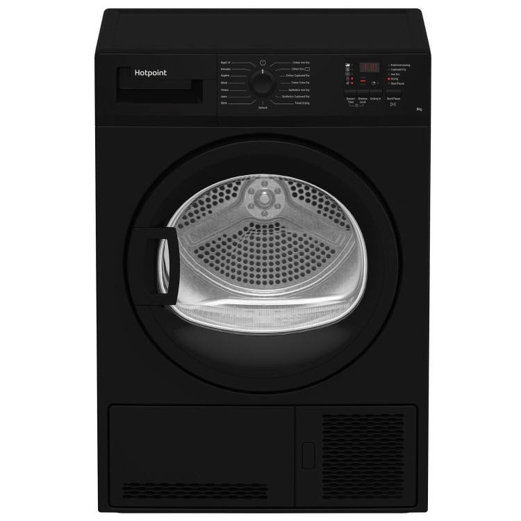Hotpoint 8kg Condenser Tumble Dryer - Black