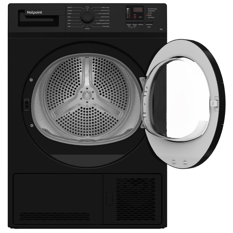 Hotpoint 8kg Condenser Tumble Dryer - Black