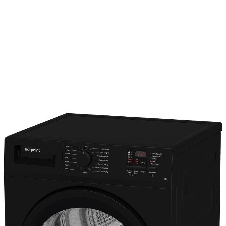 Hotpoint 8kg Condenser Tumble Dryer - Black