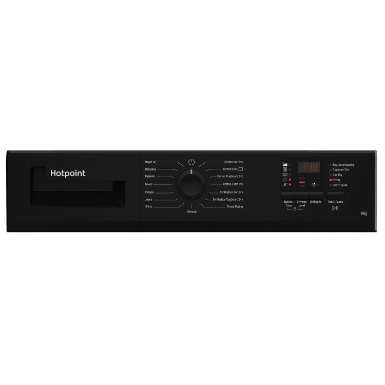 Hotpoint 8kg Condenser Tumble Dryer - Black