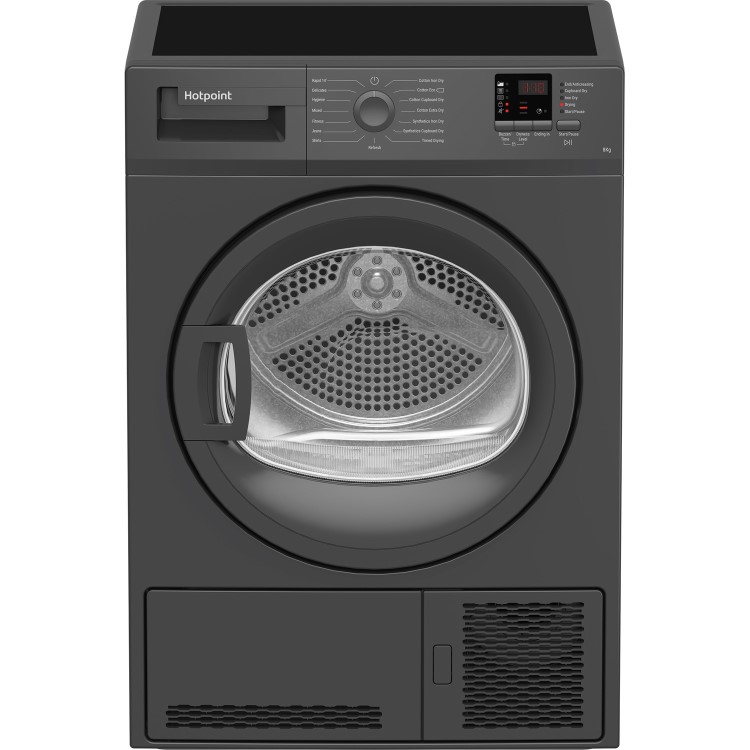 Hotpoint 8kg Condenser Tumble Dryer - Graphite