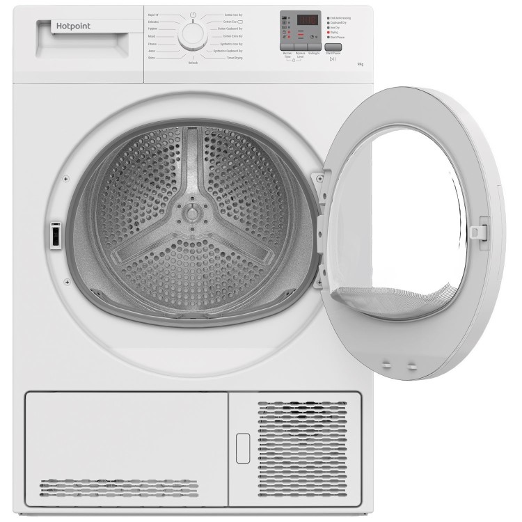 Refurbished Hotpoint CHDC92WWGDUK Freestanding Condenser 9KG Tumble Dryer White