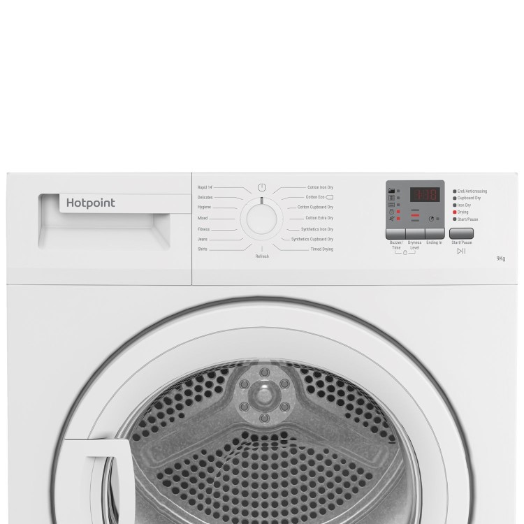 Refurbished Hotpoint CHDC92WWGDUK Freestanding Condenser 9KG Tumble Dryer White
